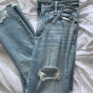 Abercrombie & Fitch Simone high rise ankle jeans